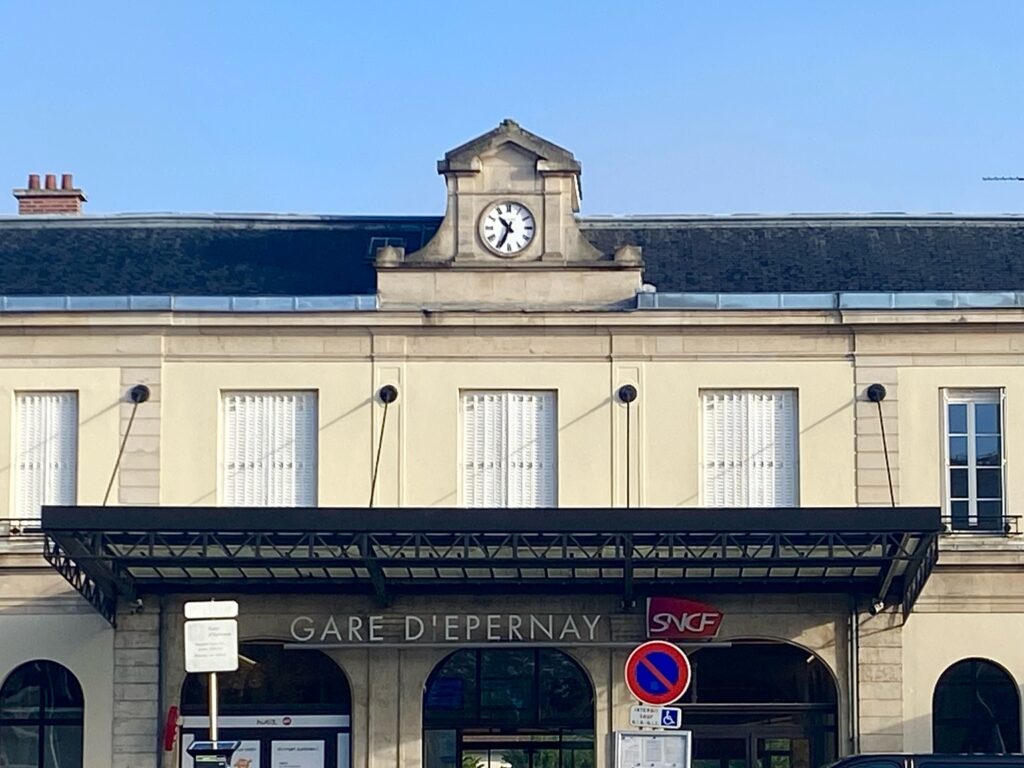 Gare d’Epernay train station in Champagne, France