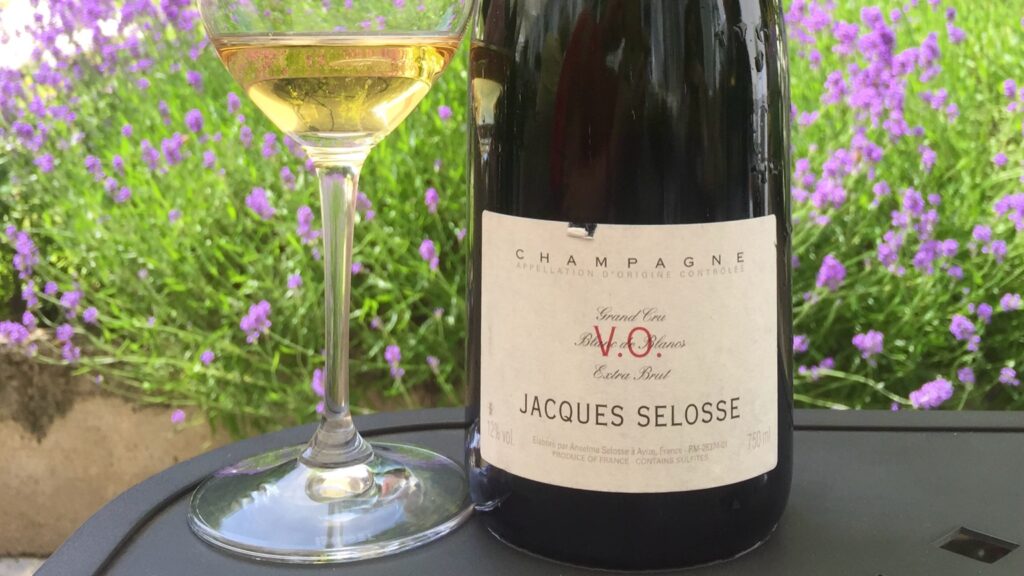Jacques Selosse Champagne at Les Avisés restaurant in Avize