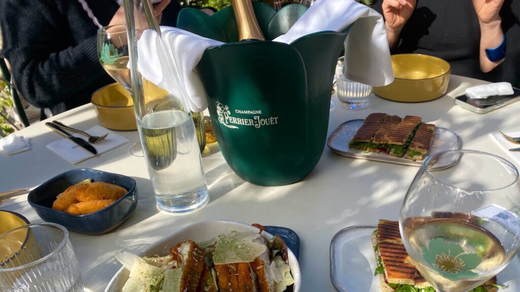 Champagne lunch at Perrier-Jouët Le Cellier Belle Époque in Épernay
